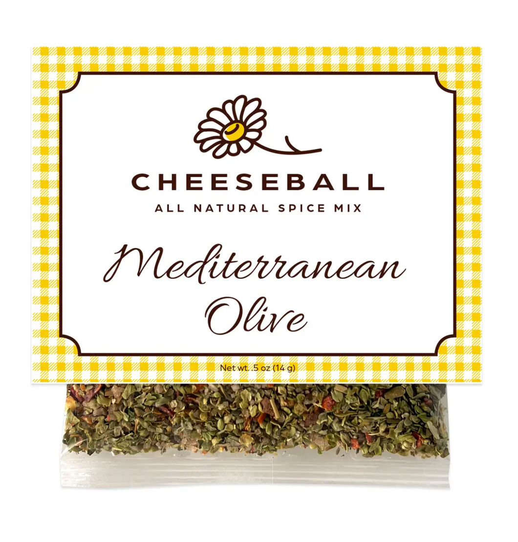 Salt Sisters Mediterranean Olive Cheeseball