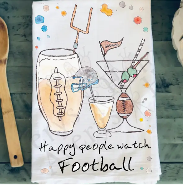 Avery's Home Tea Towel Football