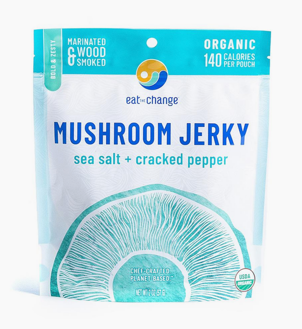 Mushroom Jerky Sea Salt & Cracked Pepper