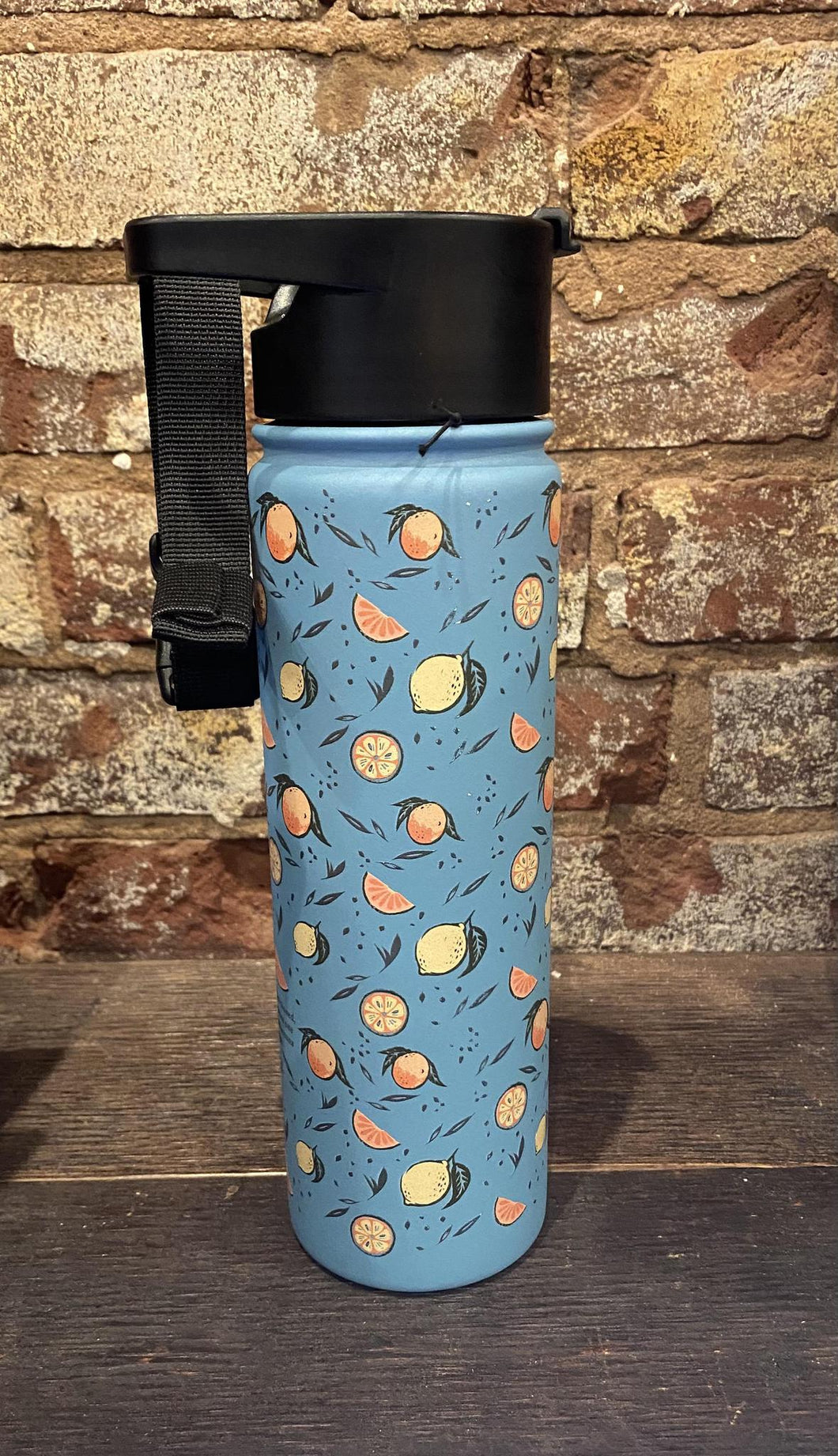United By Blue Citrus 22oz Insulated Steel Bottle