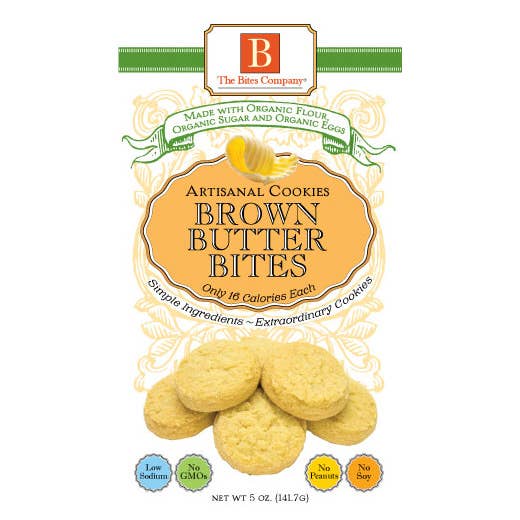 Bites Company -  Biscotti Bites - Brown Butter