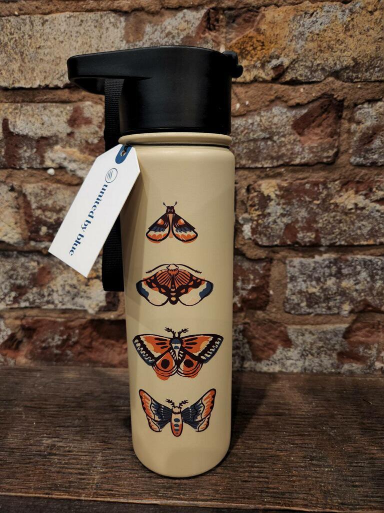 United By Blue Moth 22oz Insulated Steel Bottle